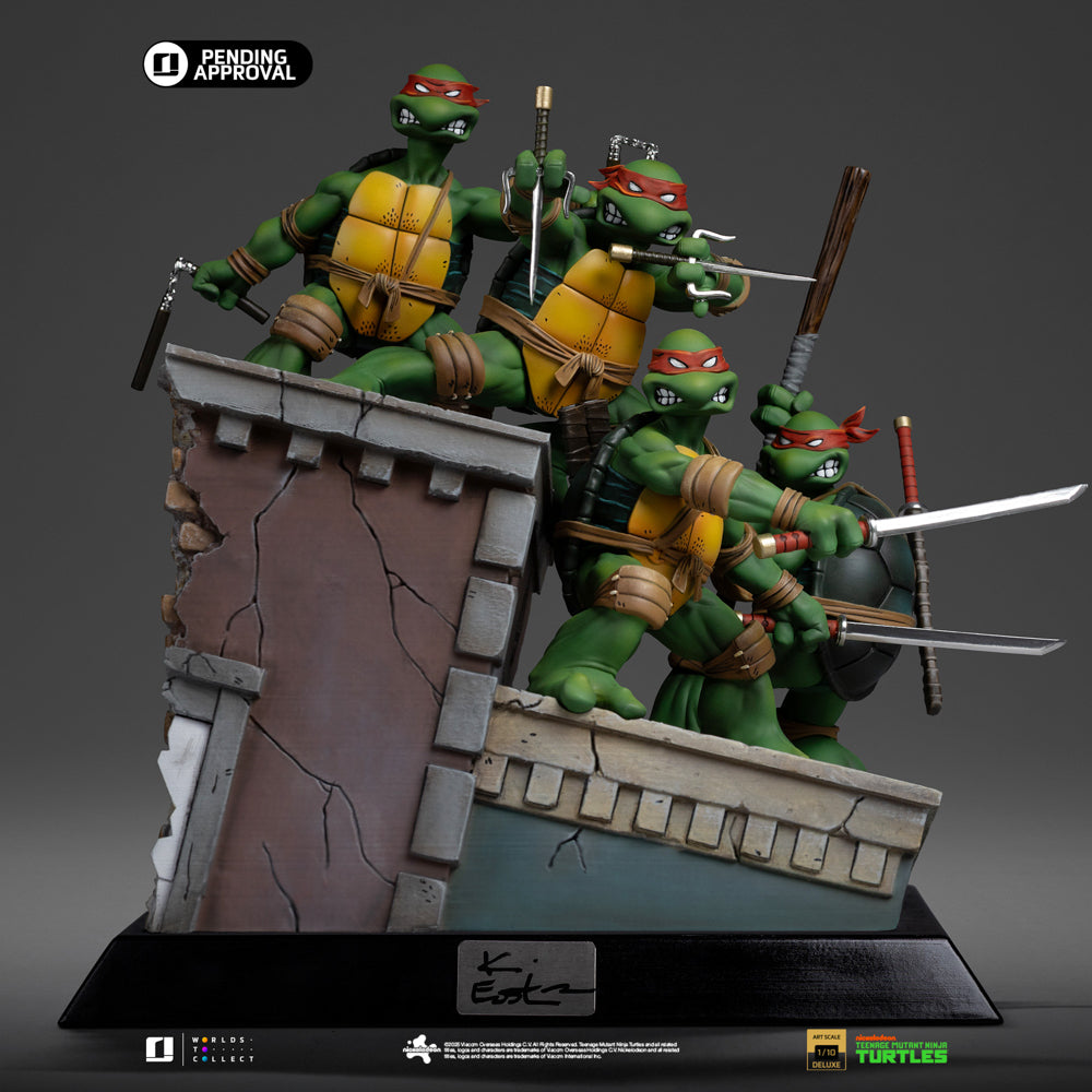Statue TMNT 1st Cover Set (Signed Version) - Teenage Mutant Ninja Turtles - Art Scale 1/10 - Iron Studios