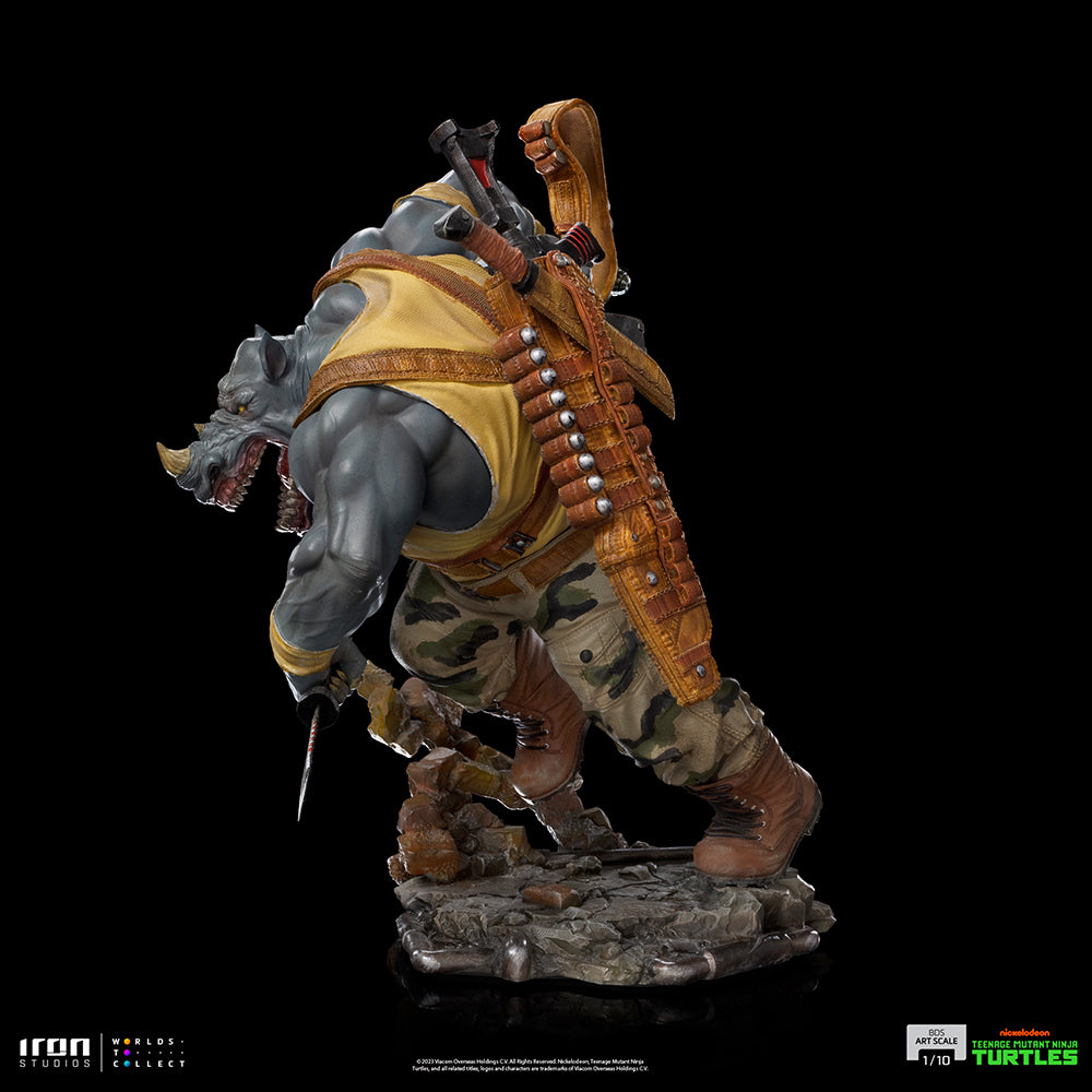 Statue Rocksteady  Teenage Mutant Ninja Turtles  BDS Art Scale 1/10  Iron Studios