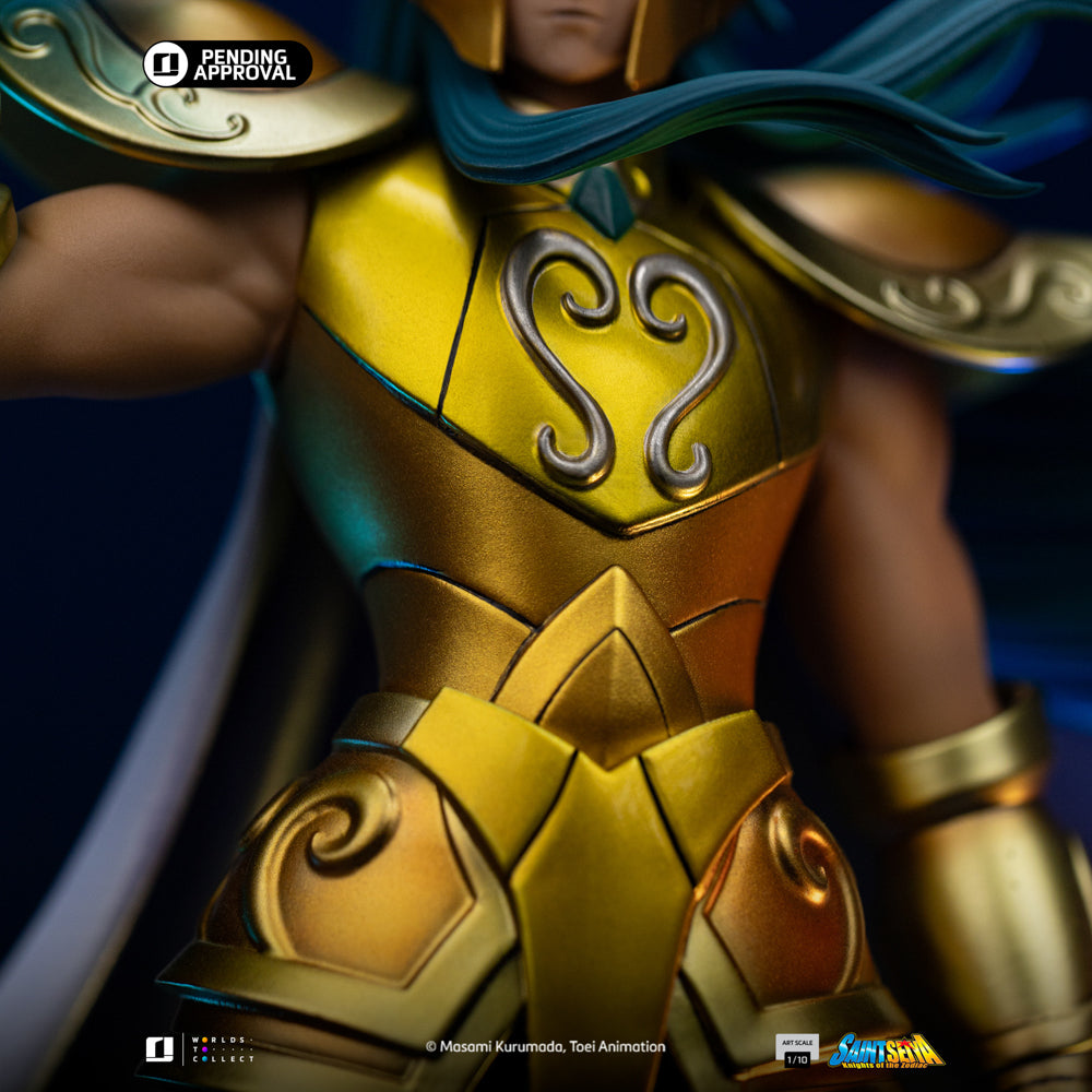 Statue Aquarius Camus  Saint Seiya  Art Scale 1/10  Iron Studios