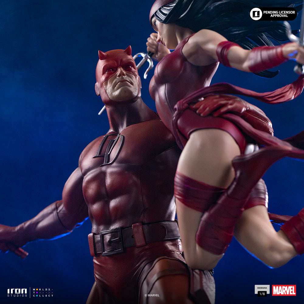 Statue Daredevil and Elektra - Marvel Comics - Diorama 1/6 - Iron Studios