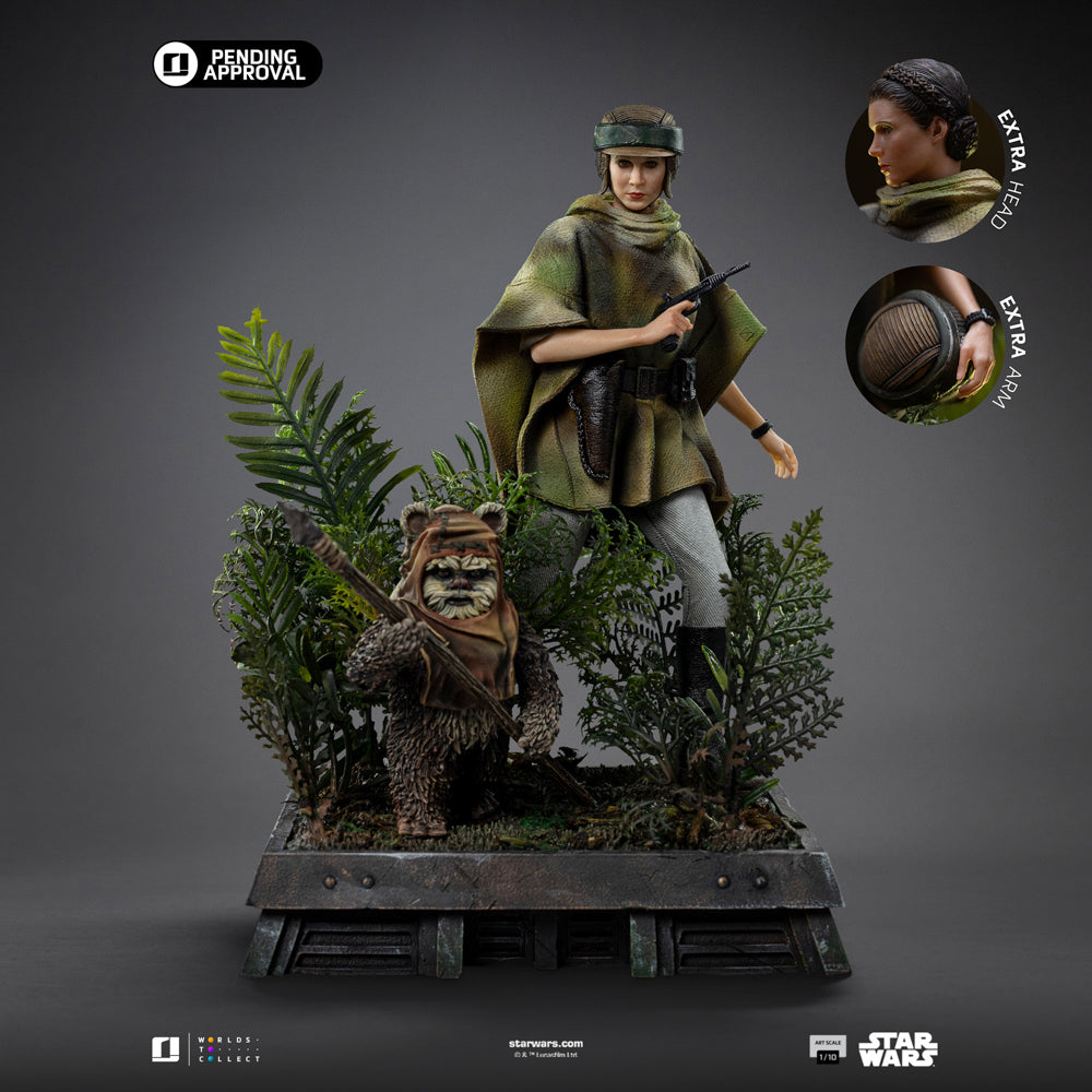 Digital Pre-Order - Statue Leia and Wicket  -  Star Wars Episode VI - Art Scale 1/10 - Iron Studios