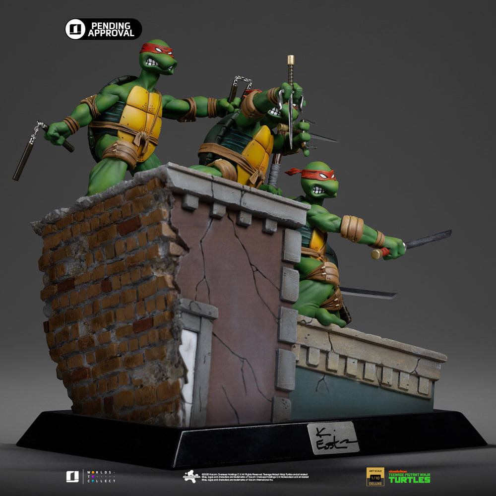 Statue TMNT 1st Cover Set (Signed Version) - Teenage Mutant Ninja Turtles - Art Scale 1/10 - Iron Studios