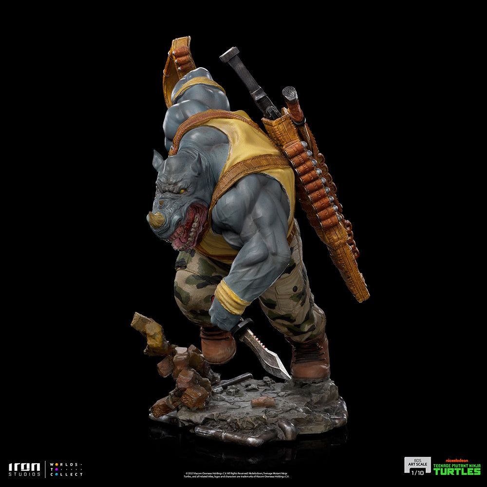 Statue Rocksteady  Teenage Mutant Ninja Turtles  BDS Art Scale 1/10  Iron Studios