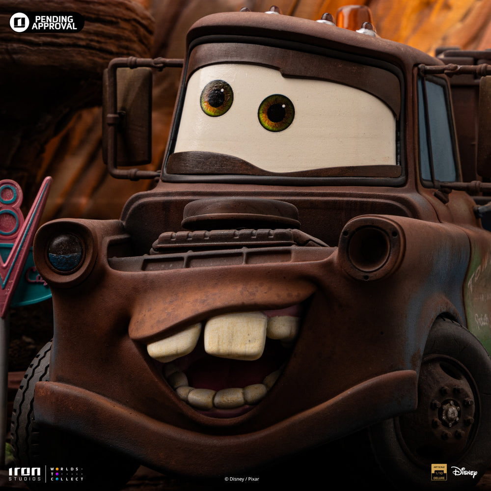 Statue Lightning Mcqueen and Tow Mater - Cars - Art Scale 1/10 - Iron Studios