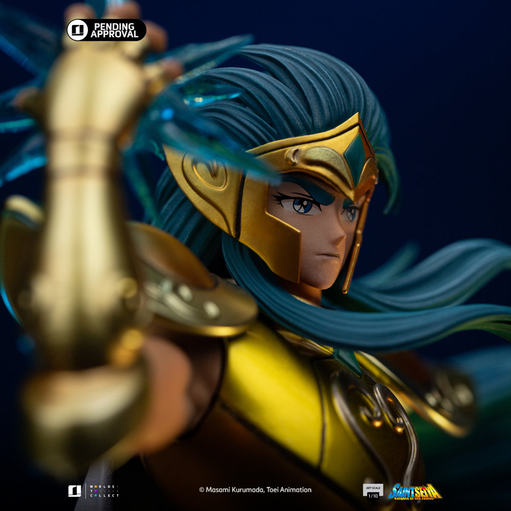 Statue Aquarius Camus  Saint Seiya  Art Scale 1/10  Iron Studios