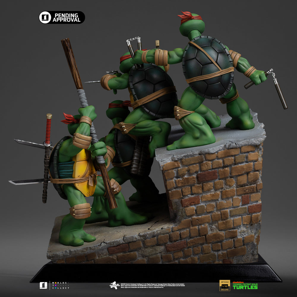 Statue TMNT 1st Cover Set (Signed Version) - Teenage Mutant Ninja Turtles - Art Scale 1/10 - Iron Studios