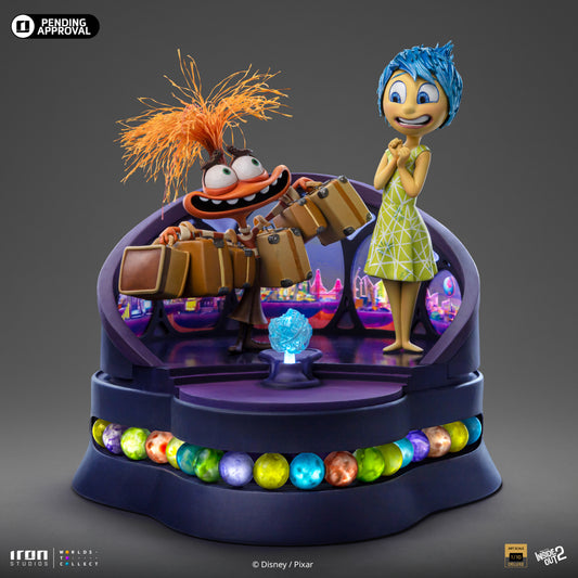 Digital Pre-Order - Statue Joy and Anxiety Deluxe - Inside Out 2 - Art Scale 1/10 - Iron Studios