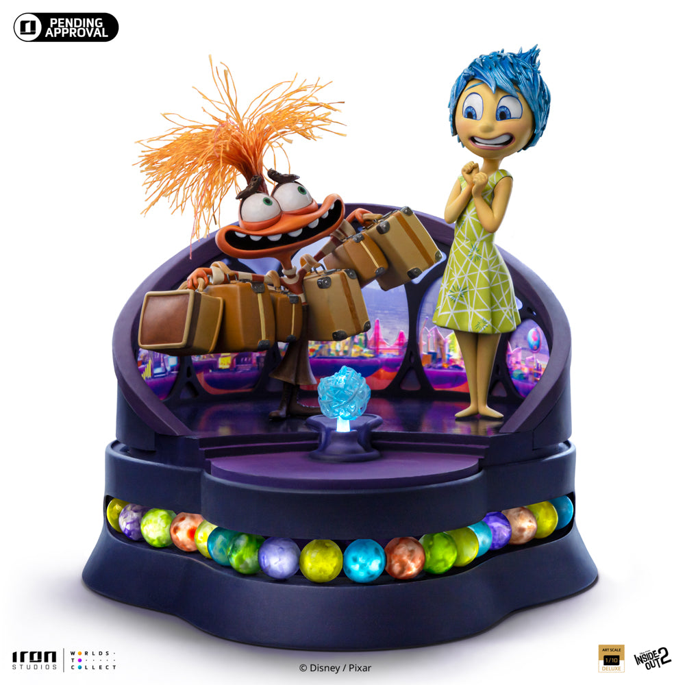 Digital Pre-Order - Statue Joy and Anxiety Deluxe - Inside Out 2 - Art Scale 1/10 - Iron Studios