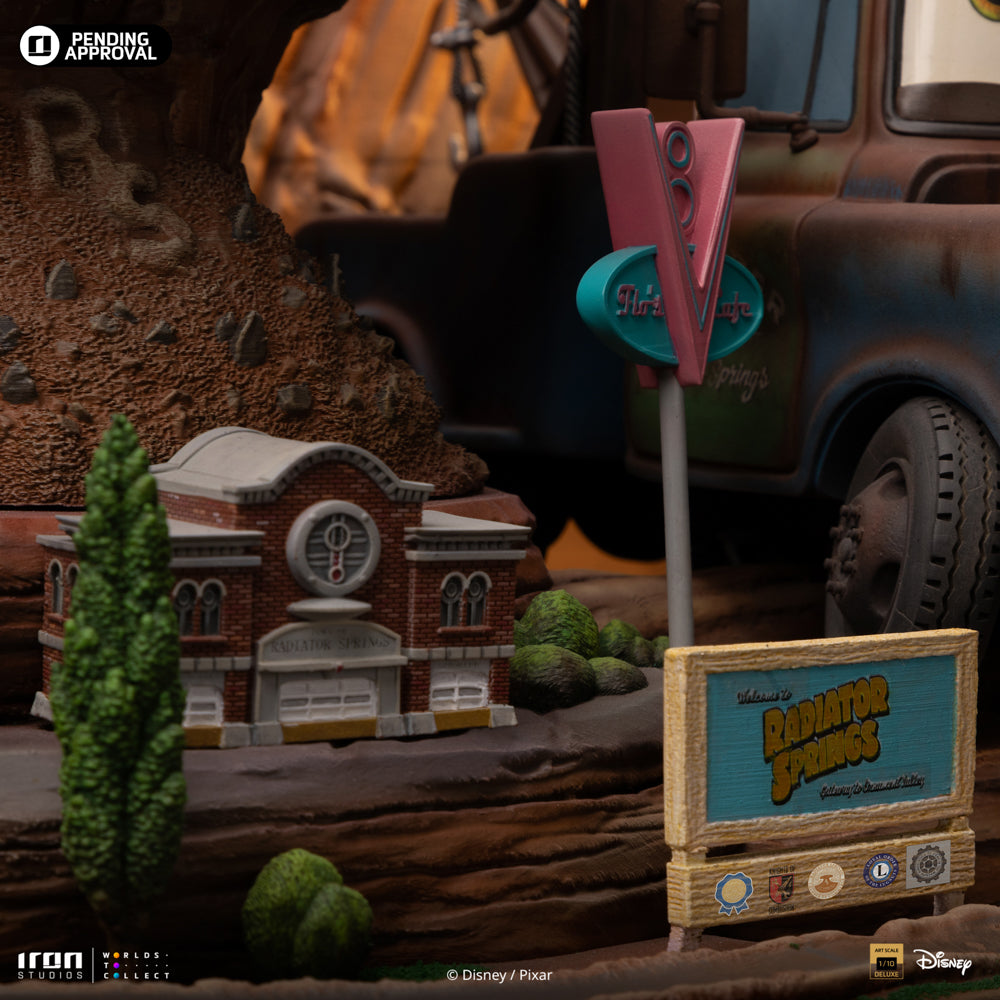 Digital Pre-Order - Statue Lightning Mcqueen and Tow Mater - Cars - Deluxe Art Scale 1/10 - Iron Studios