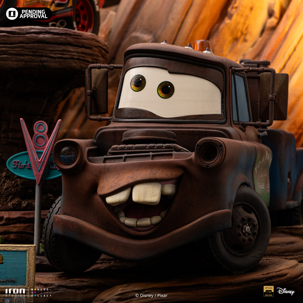 Digital Pre-Order - Statue Lightning Mcqueen and Tow Mater - Cars - Deluxe Art Scale 1/10 - Iron Studios