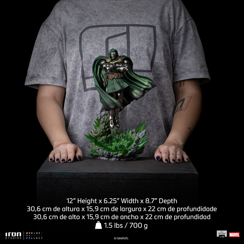 Digital Pre-Order - Statue Doctor Doom - Infinity Gauntlet Diorama - Art Scale 1/10 - Iron Studios