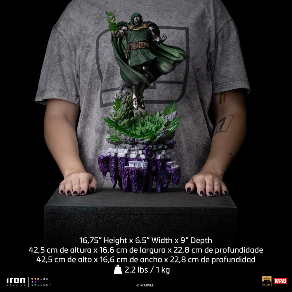 Digital Pre-Order - Statue Doctor Doom Deluxe - Infinity Gauntlet Diorama - Art Scale 1/10 - Iron Studios