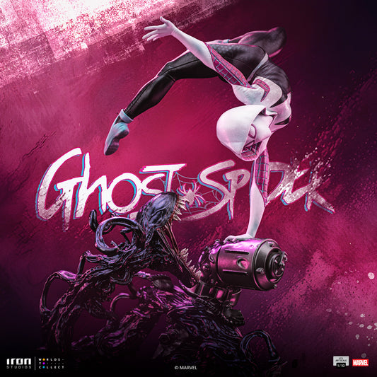 Digital Pre-Order - Statue Ghost-Spider - Spider-Man vs Villains Diorama - Art Scale 1/10 - Iron Studios