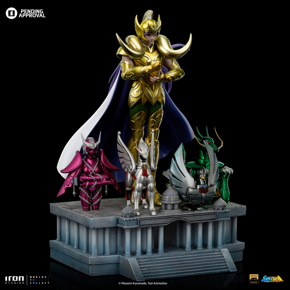Digital Pre-Order - Statue Aries Mu - Saint Seiya - Deluxe Art Scale 1/10 - Iron Studios