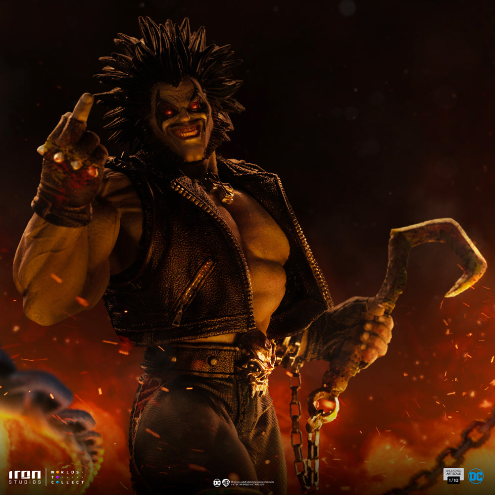 Digital Pre-Order - Statue Lobo Unleashed - DC Comics - Art Scale 1/10 - Iron Studios