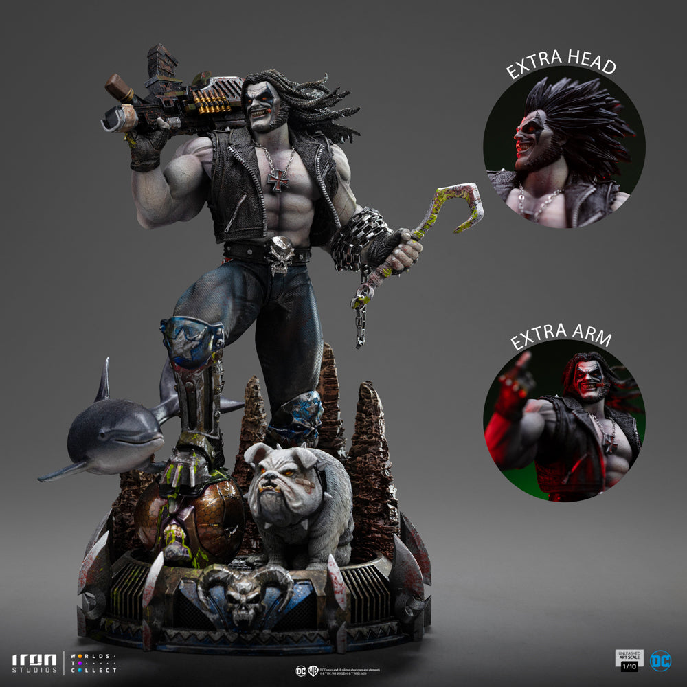 Digital Pre-Order - Statue Lobo Unleashed - DC Comics - Art Scale 1/10 - Iron Studios