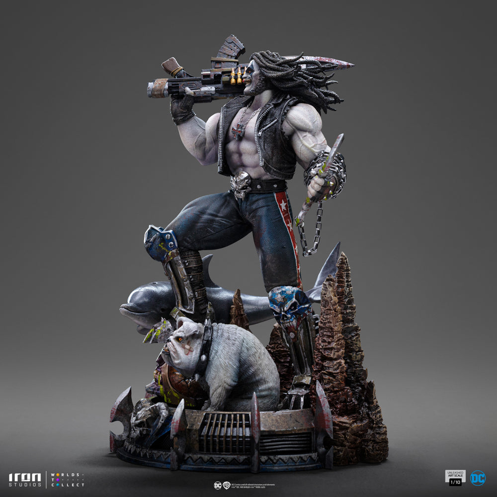 Digital Pre-Order - Statue Lobo Unleashed - DC Comics - Art Scale 1/10 - Iron Studios