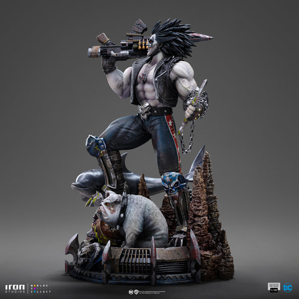 Digital Pre-Order - Statue Lobo Unleashed - DC Comics - Art Scale 1/10 - Iron Studios