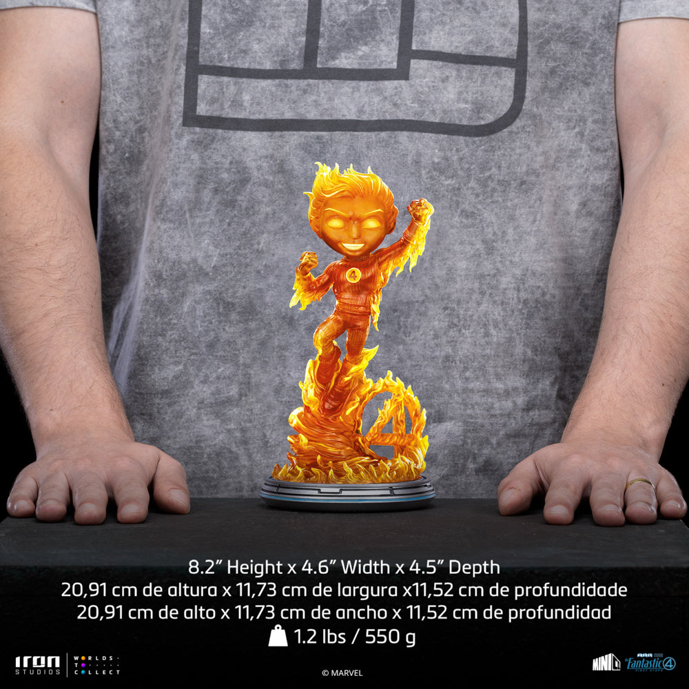 Statue Human Torch - The Fantastic Four: First Steps - Minico - Iron Studios