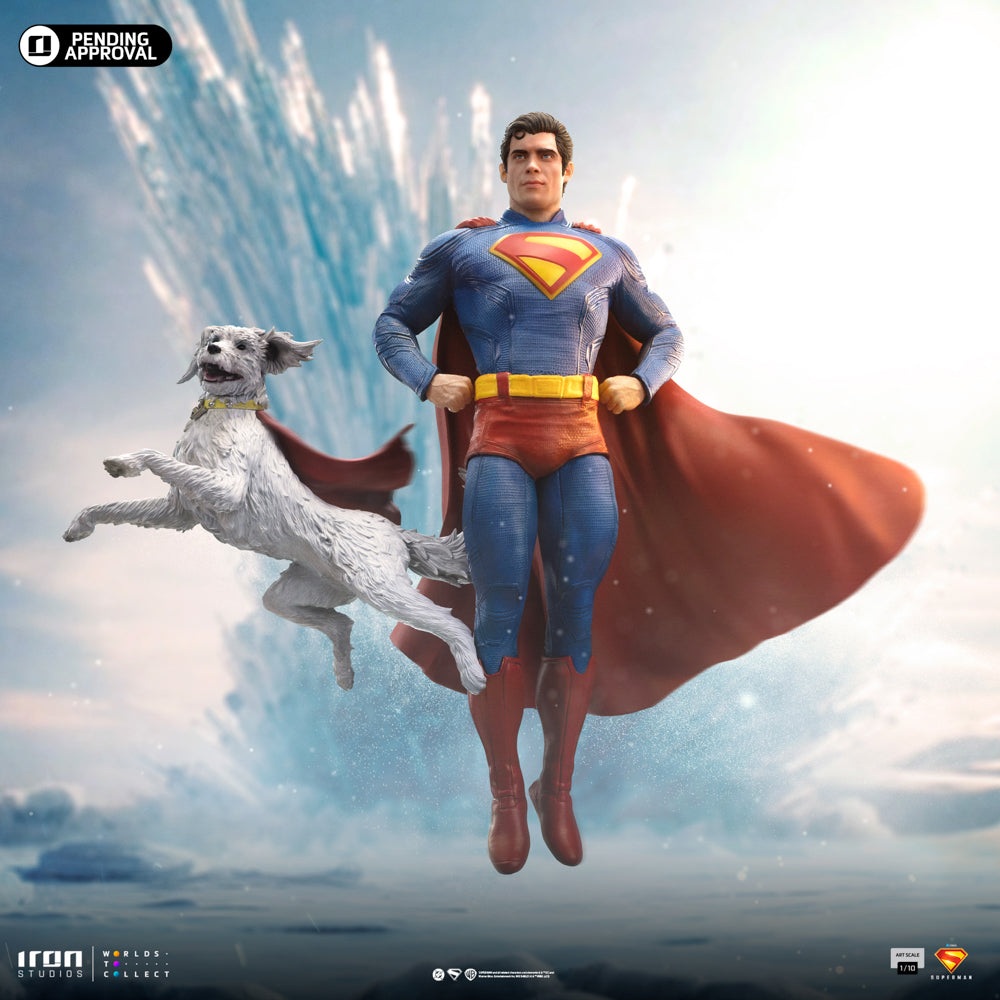 Statue Superman and Krypto - Superman: Legacy - Art Scale 1/10 - Iron Studios