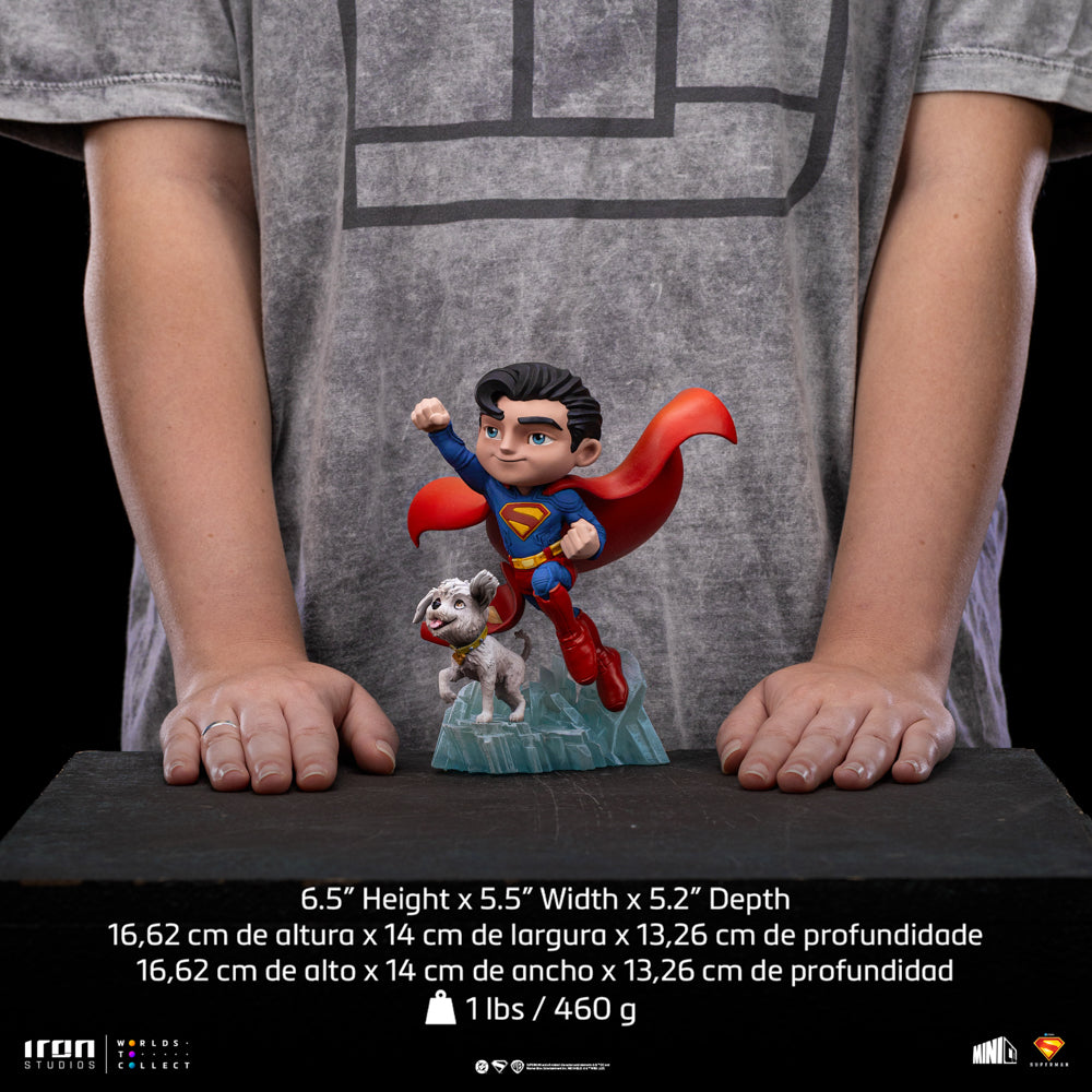 Statue Superman and Krypto - Superman: Legacy - Minico - Iron Studios
