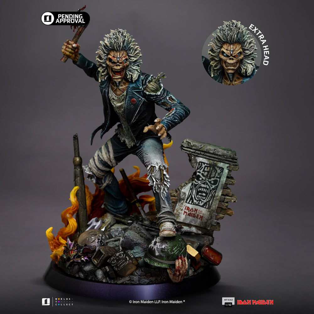 Digital Pre-Order - Statue Eddie (50th Year Anniversary) - Iron Maiden - Art Scale 1/10 - Iron Studios