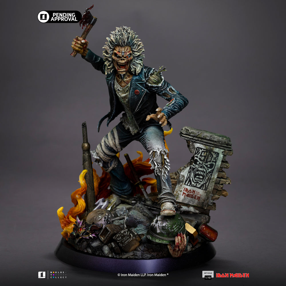 Digital Pre-Order - Statue Eddie (50th Year Anniversary) - Iron Maiden - Art Scale 1/10 - Iron Studios