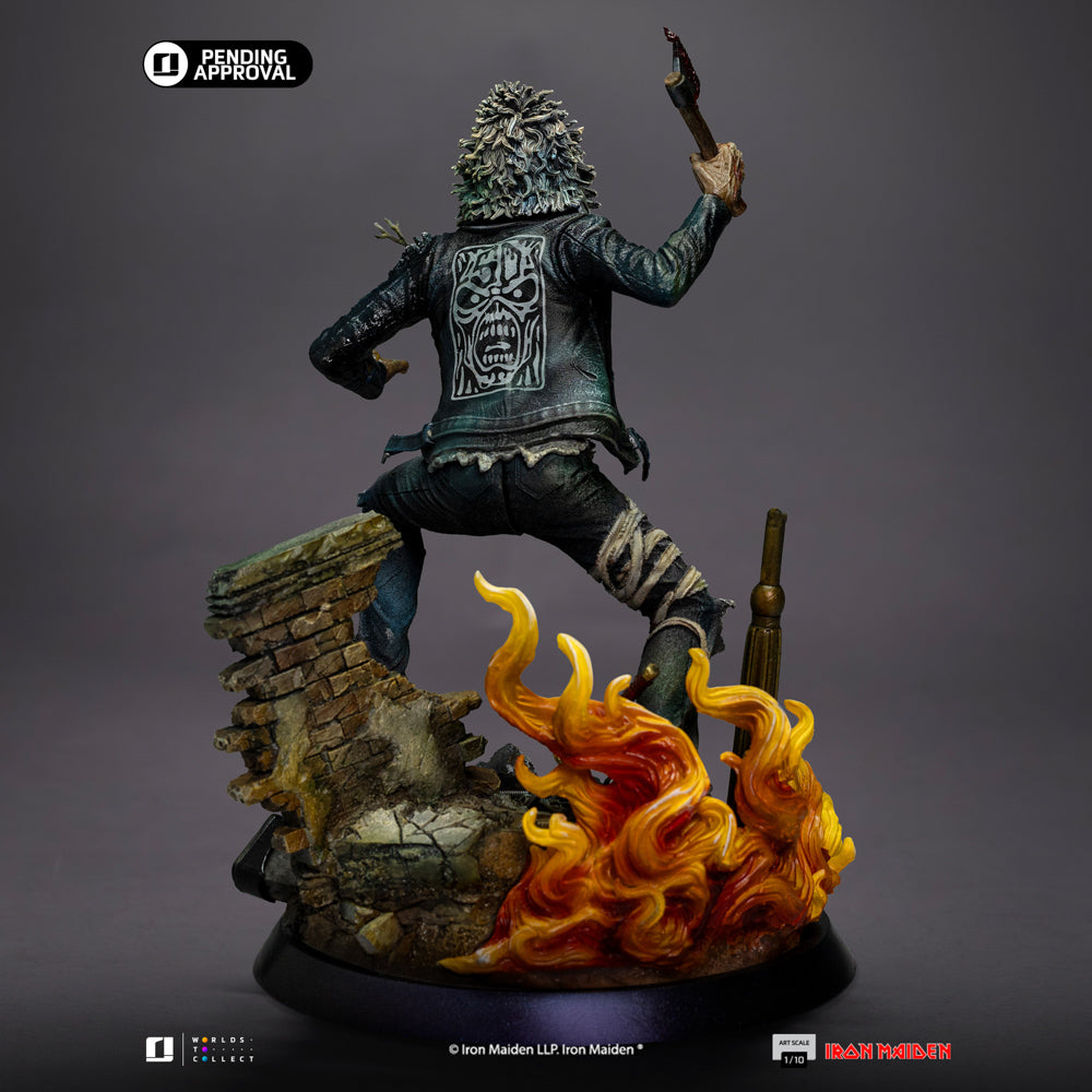Digital Pre-Order - Statue Eddie (50th Year Anniversary) - Iron Maiden - Art Scale 1/10 - Iron Studios