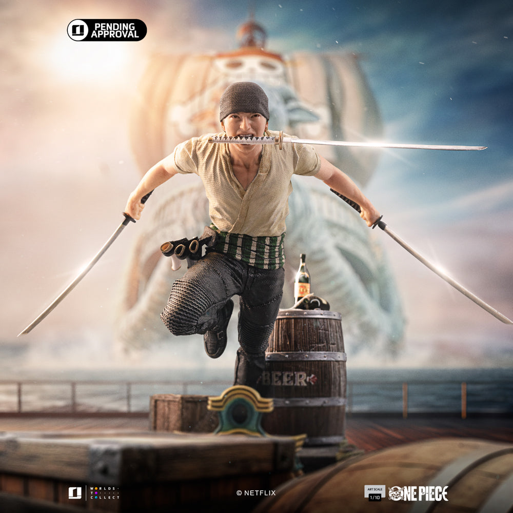 Digital Pre-Order - Statue Roronoa Zoro - One Piece - Art Scale 1/10 - Iron Studios