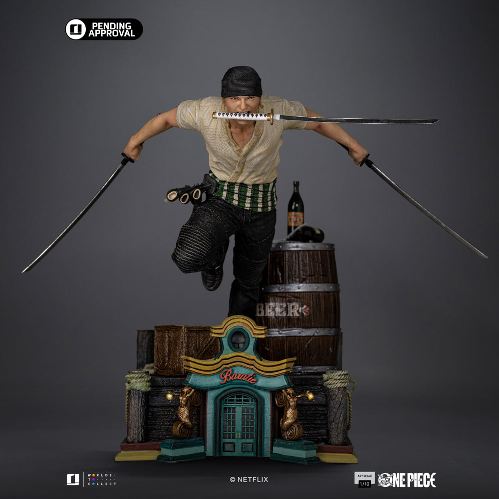 Digital Pre-Order - Statue Roronoa Zoro - One Piece - Art Scale 1/10 - Iron Studios