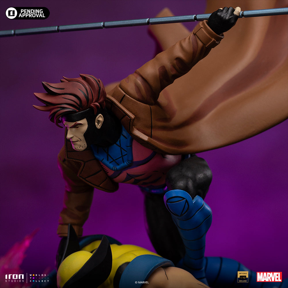 Statue Gambit and Wolverine - X-Men '97 - Art Scale 1/10 - Iron Studios