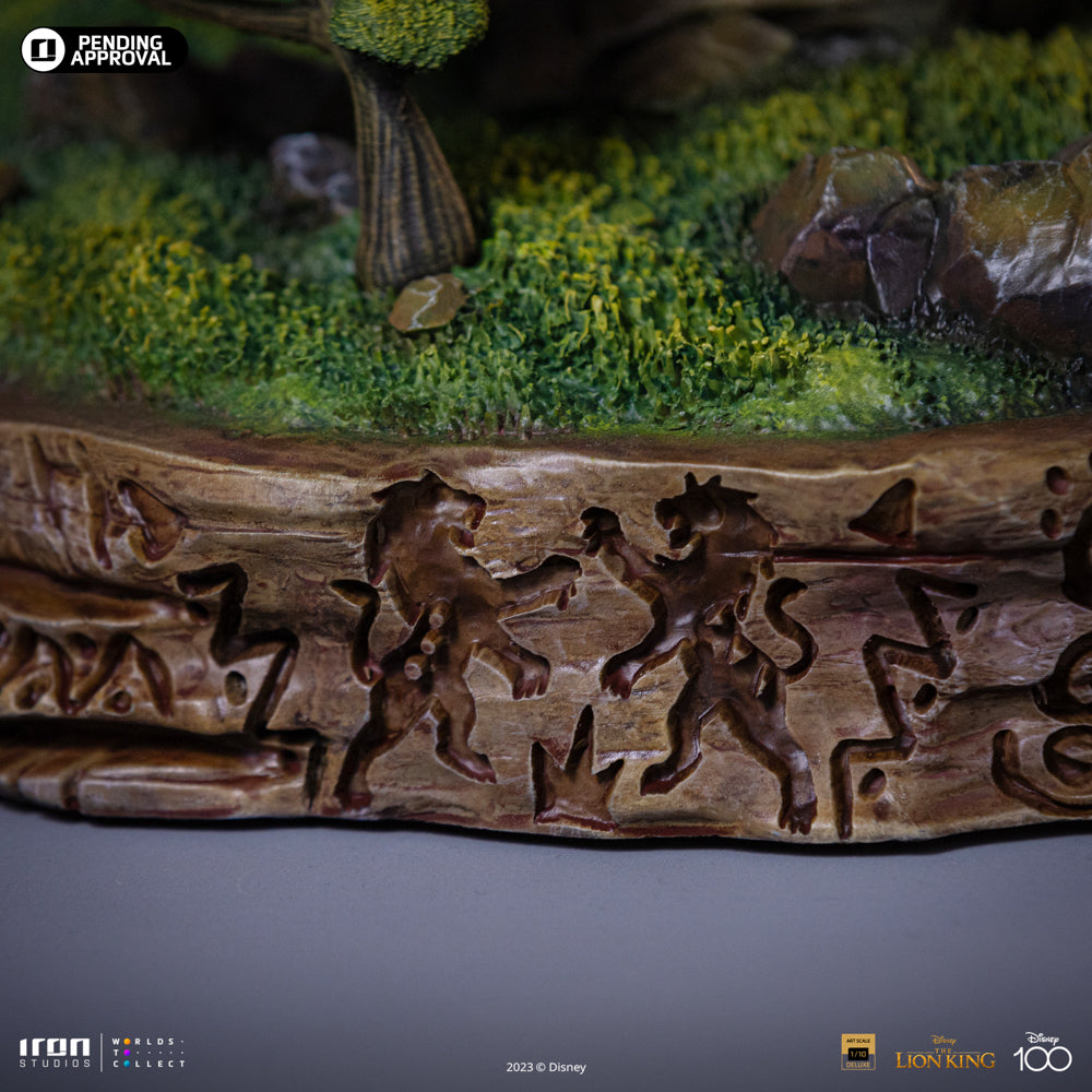 Statue Lion King Deluxe - Disney 100th - The Lion King - Art Scale 1/10 - Iron Studios