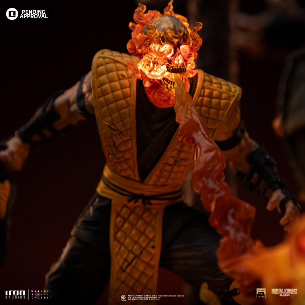 Statue Scorpion Fatality - Mortal Kombat - Deluxe Art Scale 1/10 - Iron Studios