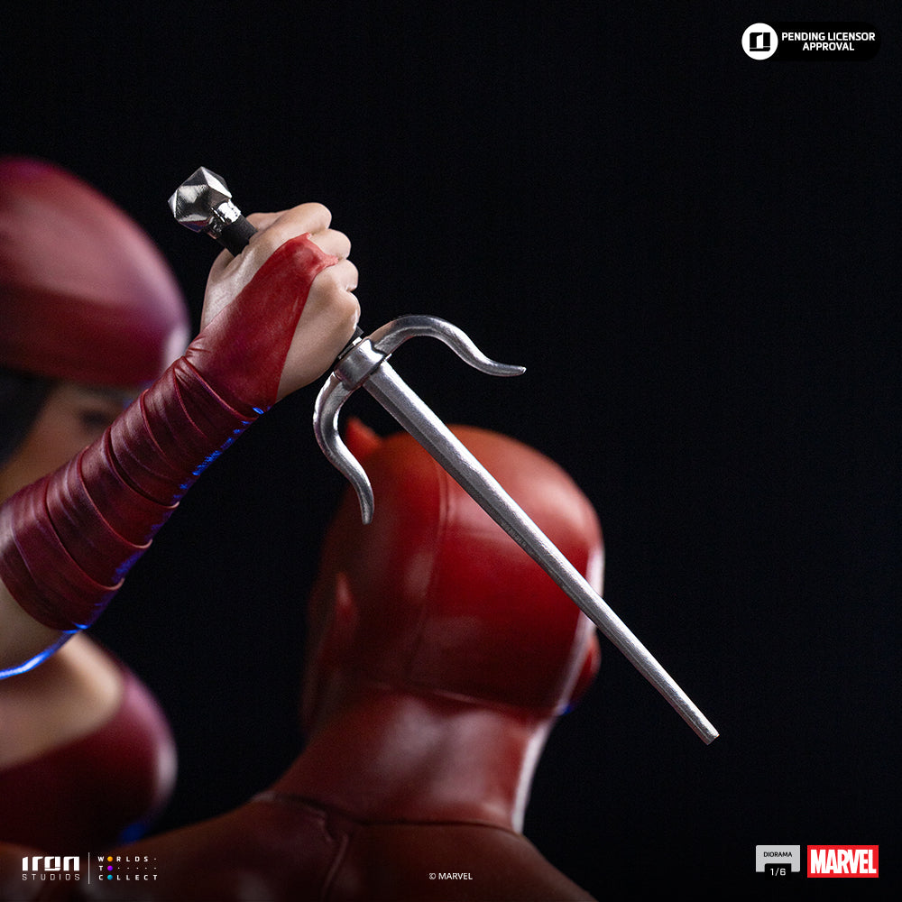 Statue Daredevil and Elektra - Marvel Comics - Diorama 1/6 - Iron Studios