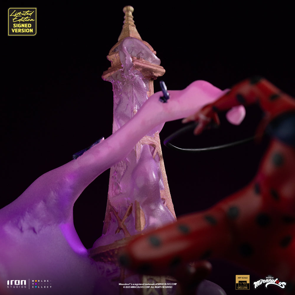 Pre-Order - Statue Ladybug and Cat Noir - Miraculous 10th Anniversary Signed Edition - Deluxe Art Scale 1/10 - Iron Studios