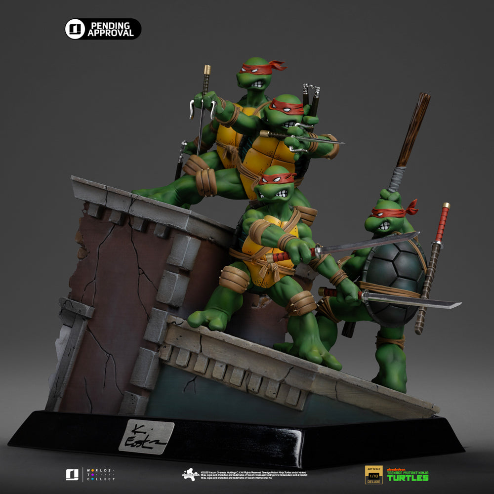 Statue TMNT 1st Cover Set (Signed Version) - Teenage Mutant Ninja Turtles - Art Scale 1/10 - Iron Studios