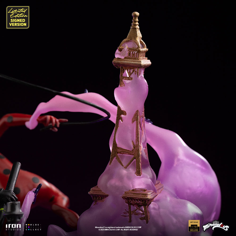Pre-Order - Statue Lady Bug and Cat Noir - Miraculous 10th Anniversary Signed Edition - Deluxe Art Scale 1/10 - Iron Studios