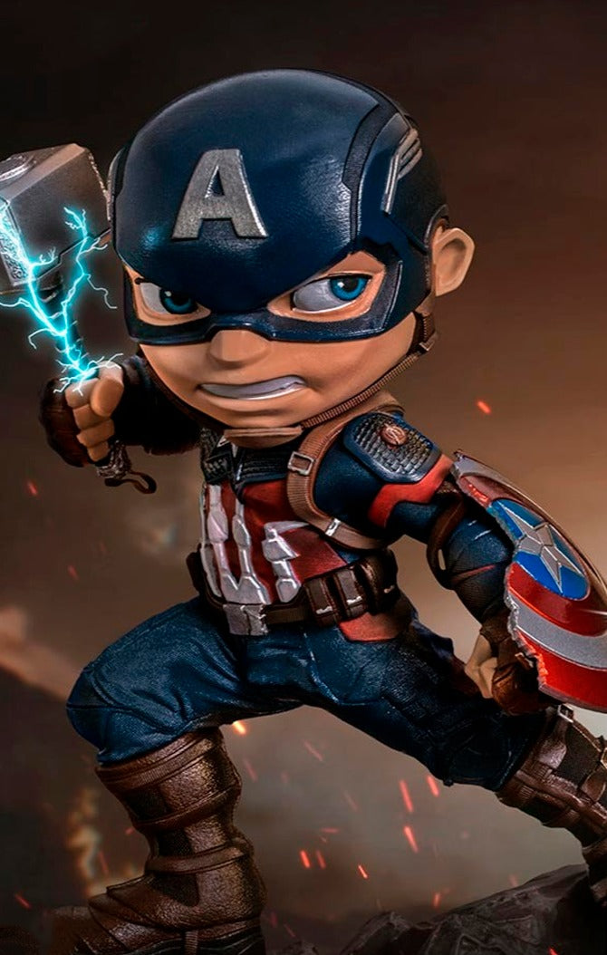 アベンジャーズエンドゲーム　キャプテンアメリカ　IRONstudios Statue Captain America Deluxe - Avengers: End Game - Art
