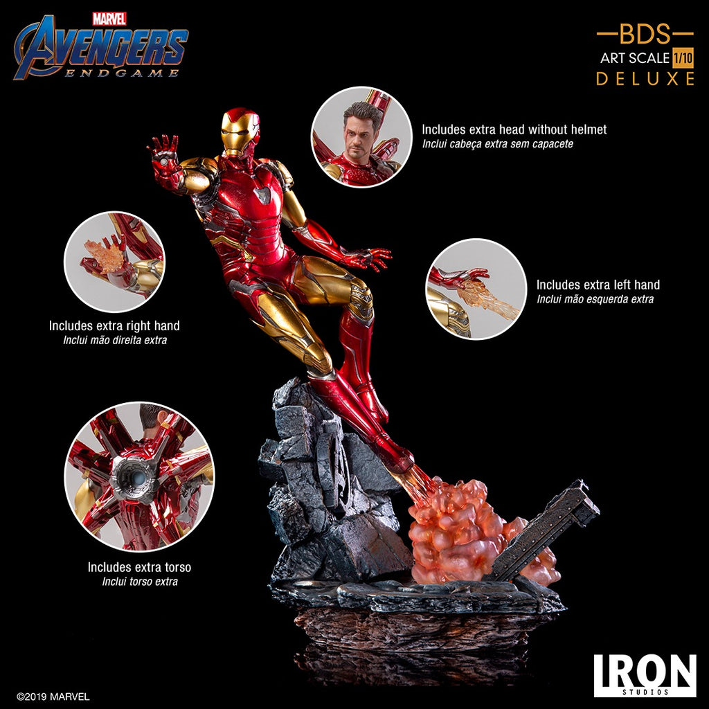 Statue Iron Man LXXXV Deluxe - Avengers: End Game - BDS Art Scale 1/10 - Iron Studios