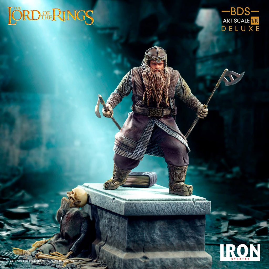 Statue Gimli Deluxe - Lord of the Rings - Art Scale 1/10 - Iron Studios