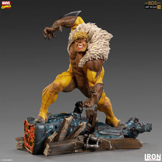 Statue Sabertooth - X-men - Marvel Comics - Bds Art Scale 1/10 - Iron Studios