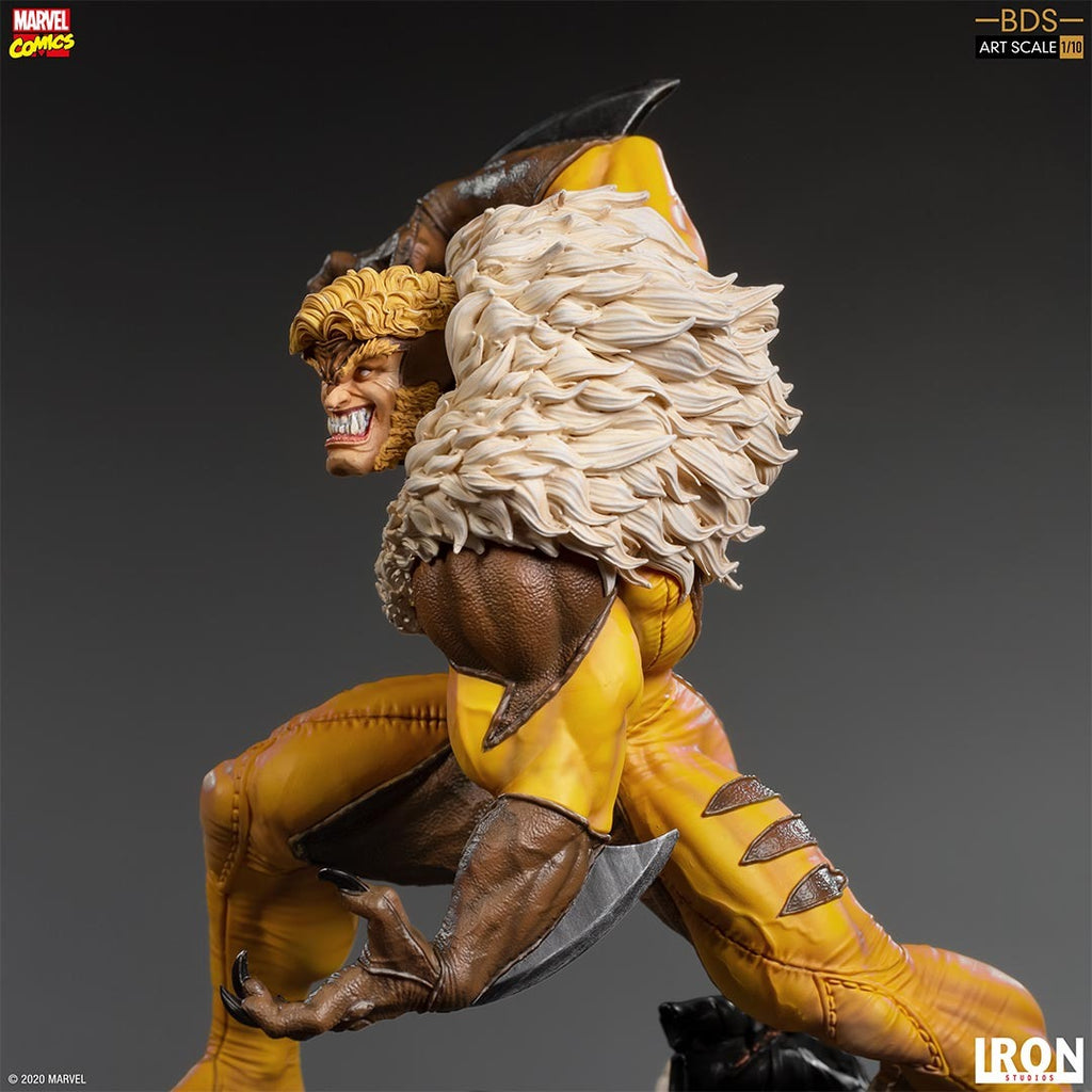 Statue Sabertooth - X-men - Marvel Comics - Bds Art Scale 1/10 - Iron Studios