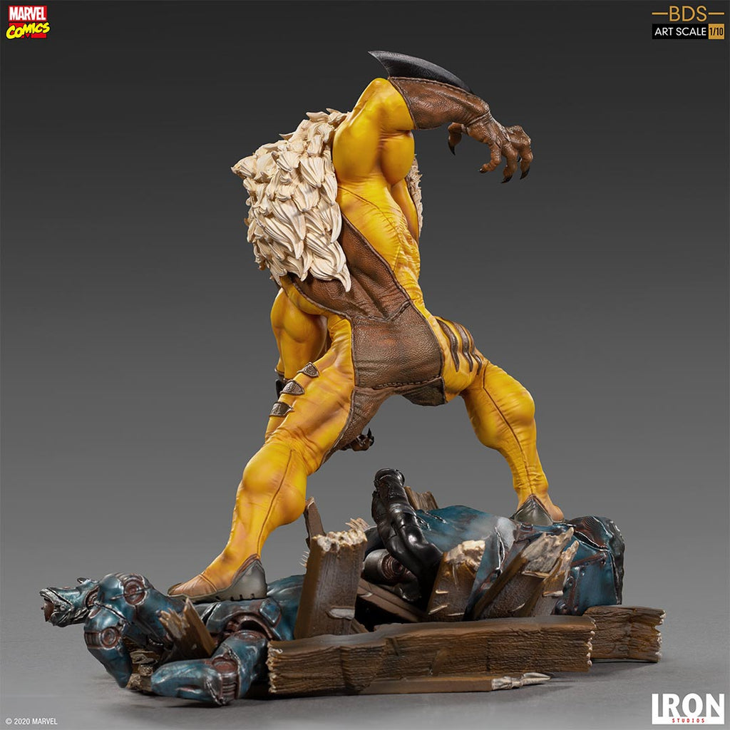 Statue Sabertooth - X-men - Marvel Comics - Bds Art Scale 1/10 - Iron Studios