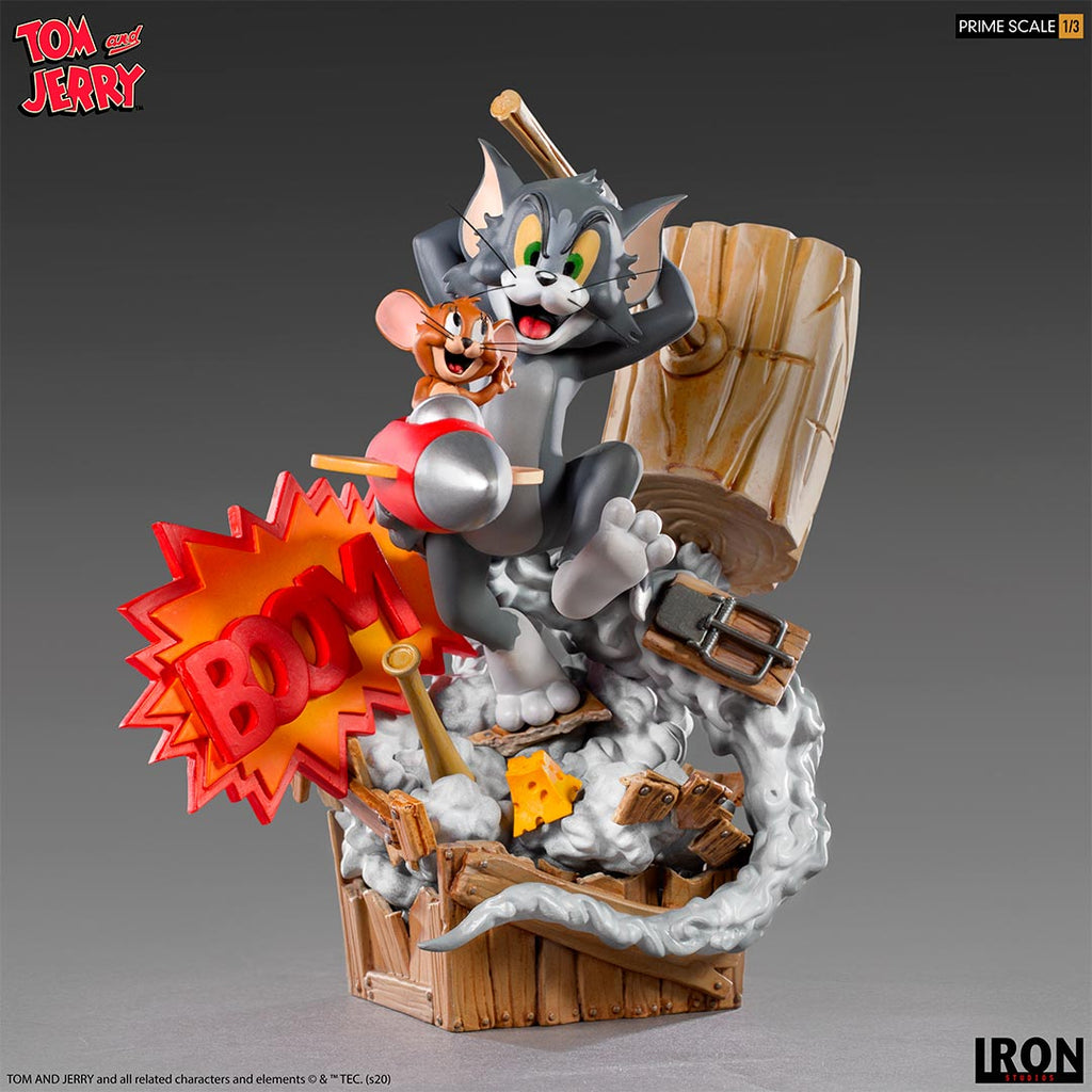 トムとジェリー 1/3スケールフィギュア アイアンスタジオ Statue Tom & Jerry - Prime Scale 1/3 - Iron Studios – Iron