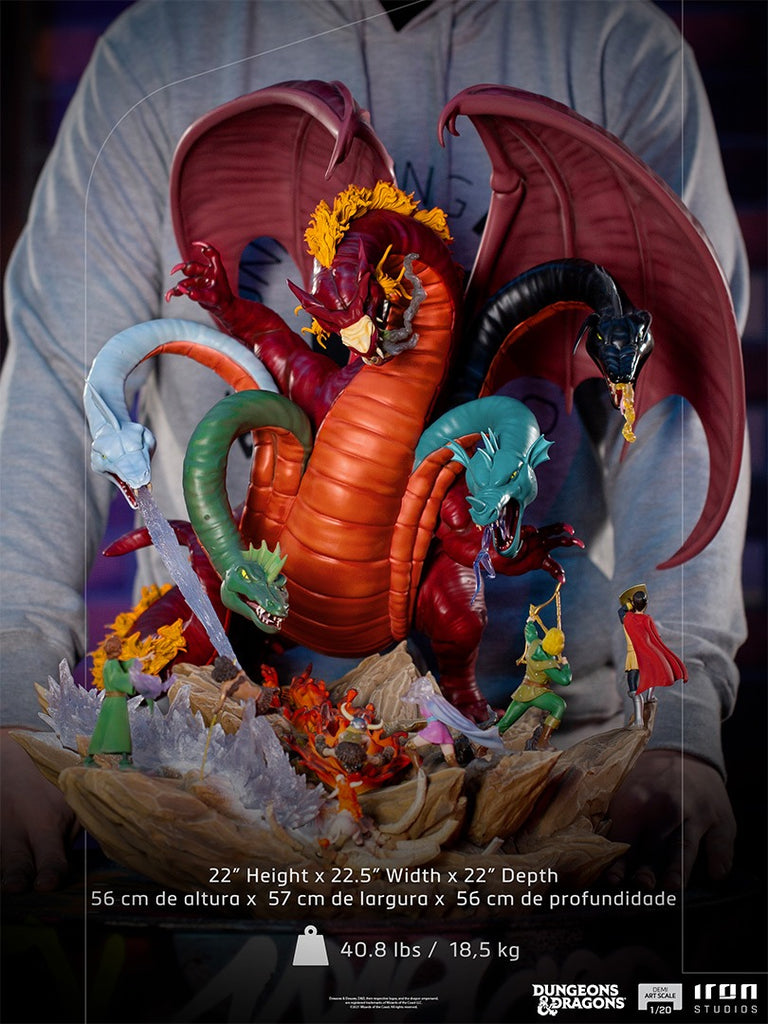 Tiamat Battle Diorama - Dungeons and Dragons - Demi Art 1/20 - Iron Studios