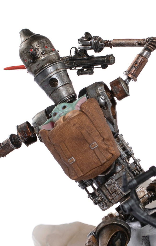 Statue Ig-11 and The Child Deluxe - The Mandalorian - BDS Art Scale 1/10 - Iron Studios