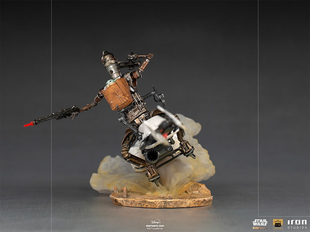 Statue Ig-11 and The Child Deluxe - The Mandalorian - BDS Art Scale 1/10 - Iron Studios