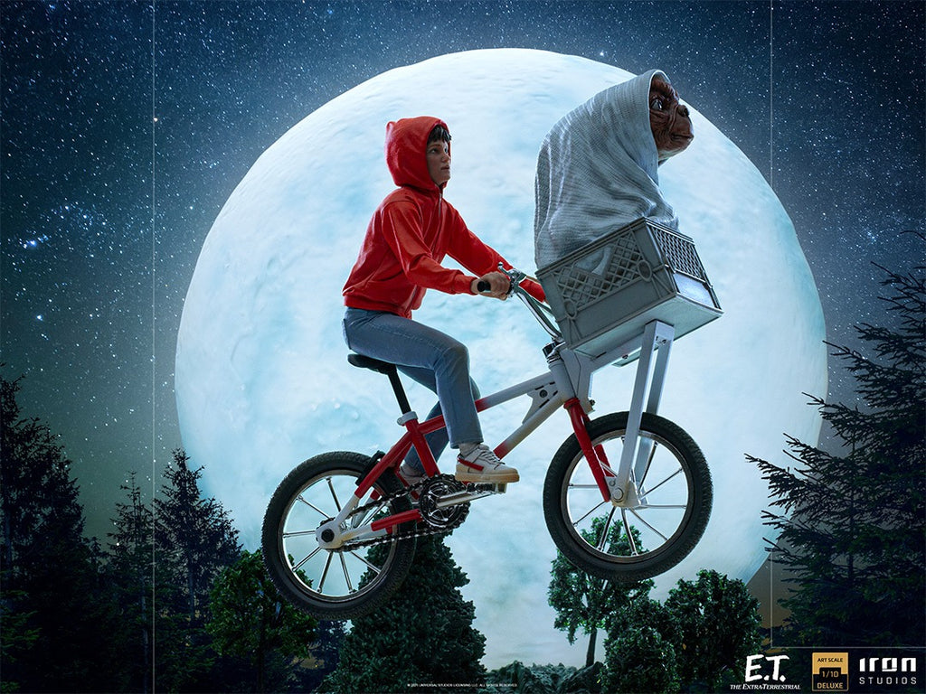 Statue E.T. & Elliot Deluxe - E.T. - Art Scale 1/10 - Iron