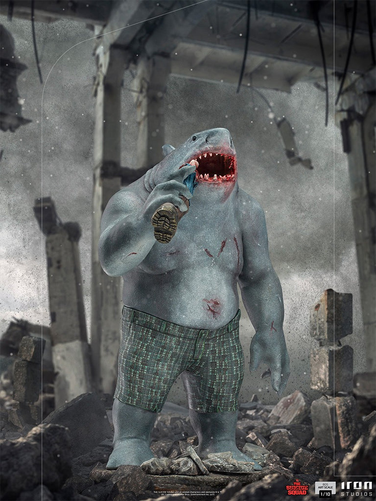 Statue King Shark - The Suicide Squad - BDS Art Scale 1/10 - Iron Studios