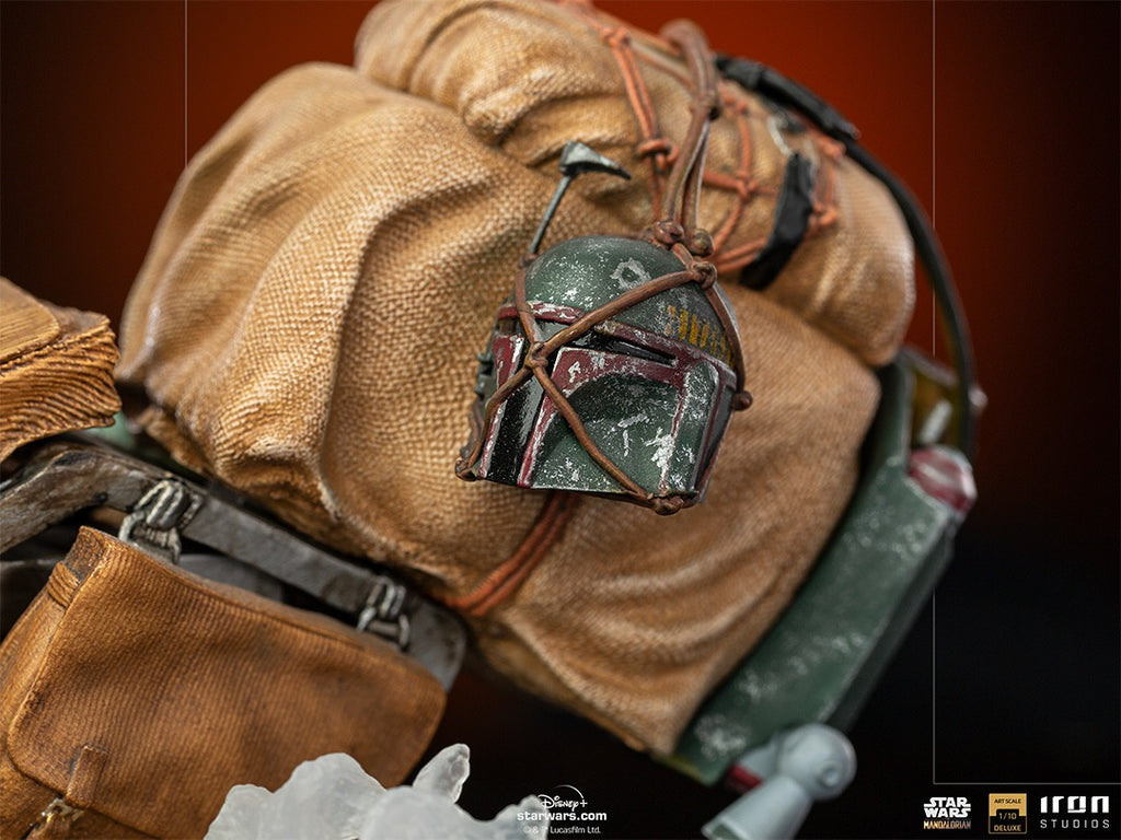 The Mandalorian on Speederbike - Star Wars: The Mandalorian - Art Scale 1/10 - Iron Studios